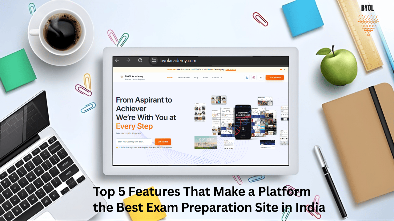 Top 5 Features That Make a Platform the Best Exam Preparation Site in India